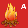 Feu de forêt comme exemple typique de feu classe A